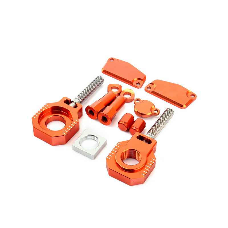 KIT PIECES ANODISEES ORANGES KTM 85 SX 2013 ...